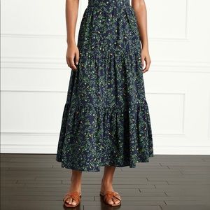 Hill House Home Camilla Skirt in Midnight Garden